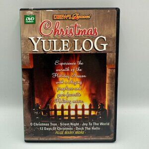 Drew’s Famous Christmas Yule Log DVD 2005 Holiday Music Fireplace 80 Min Runtime
